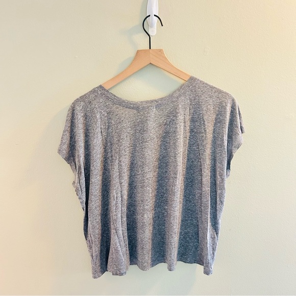 Urban Outfitters Techno Navajo Quilt Oversized Crop Tee Womens Size Small Grey - Picture 6 of 7